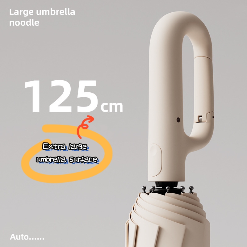 Golf Umbrella Large - ร่มหัวเข็มขัดแหวนอัตโนมัติเสริมแรงขนาดใหญ่พิเศษ กันฝน กันรังสียูวีอเนกประสงค์ ทนต่อลม