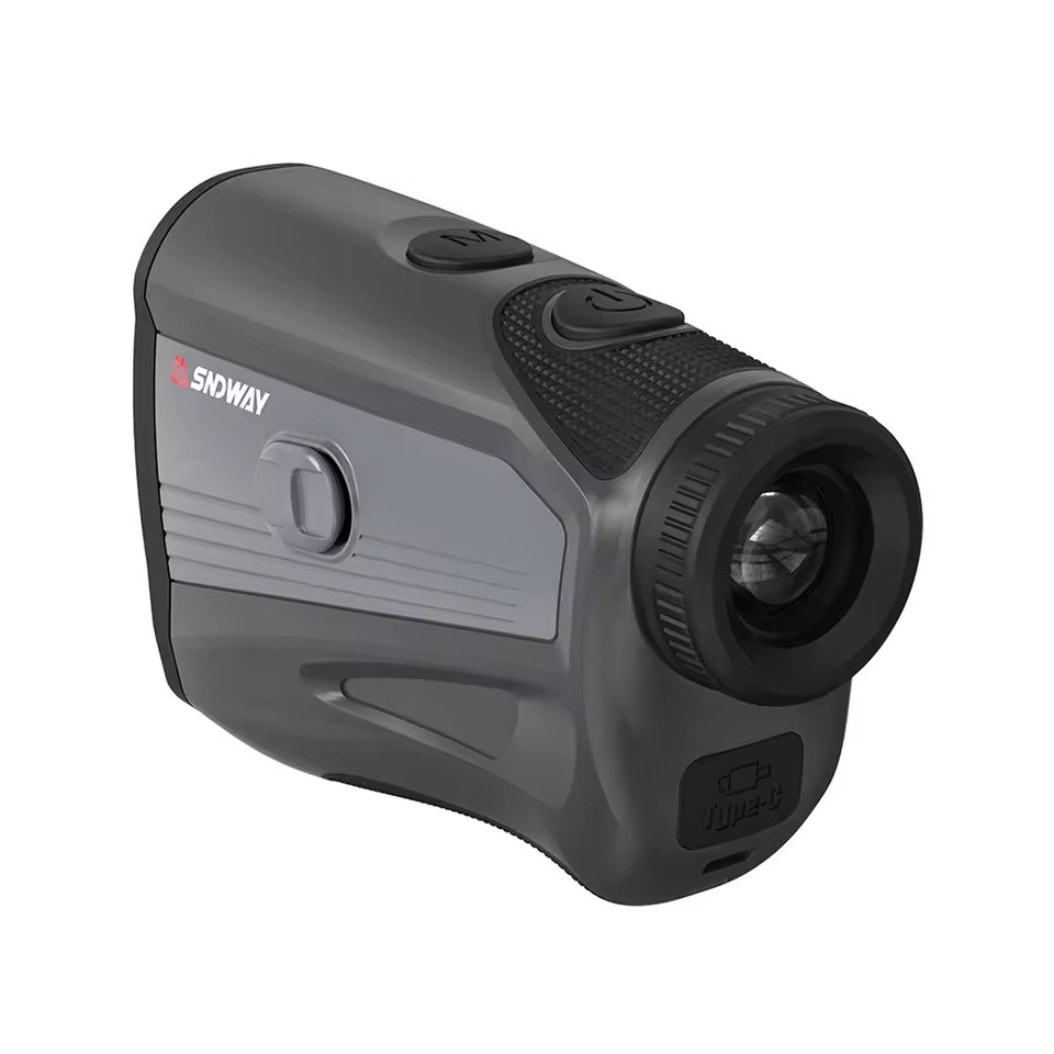 Golf Rangefinder - เครื่องวัดระยะด้วยเลเซอร์ 1000-2000 เมตร เครื่องวัดระยะทางด้วยเลเซอร์ที่แม่นยำสำหรับการล่าสัตว์/กอล์ฟ/กิจกรรมกลางแจ้ง พร้อมโหมดวัดมุม