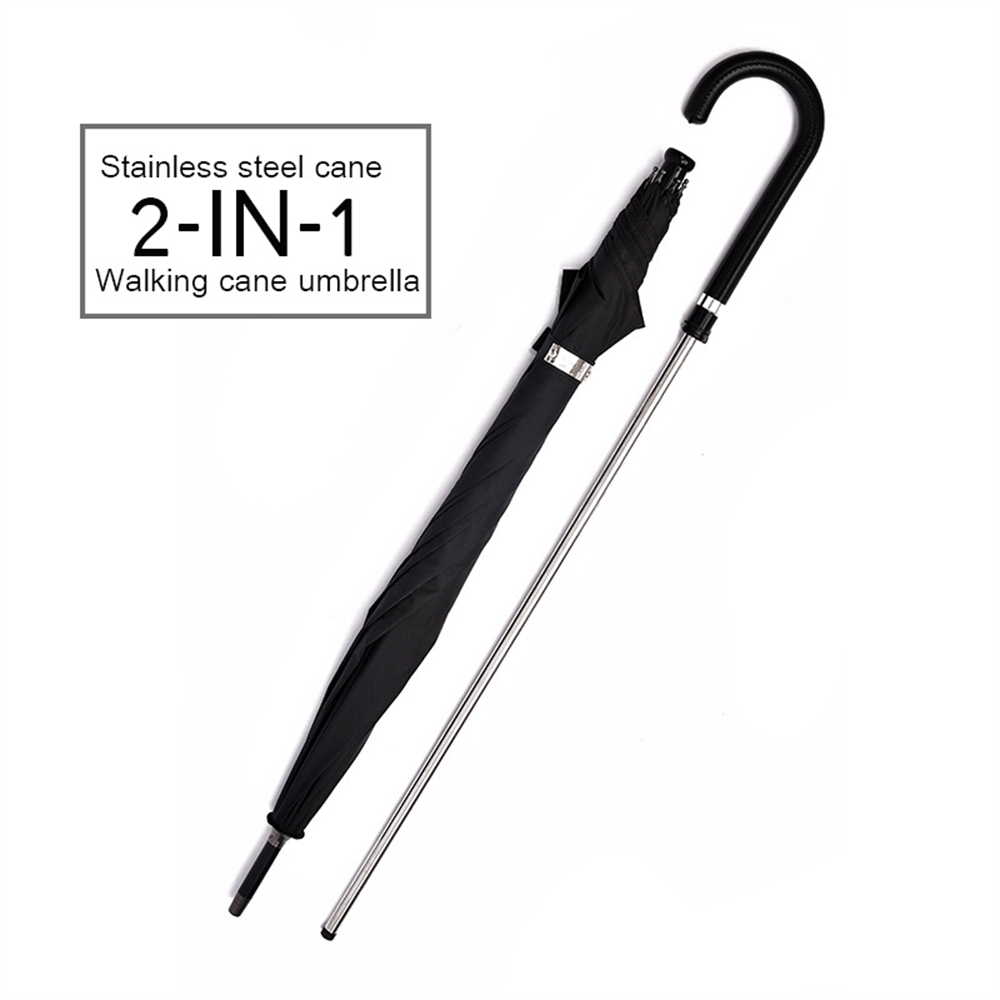 Golf Umbrella Large - เดิน Cane Stick Self Defense 2-In-1