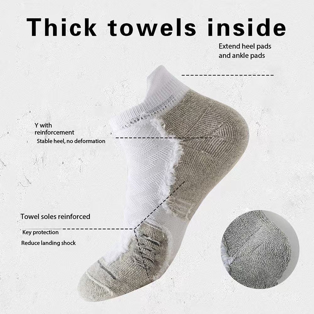 ถุงเท้ากีฬาแบบสั้น 1/3 คู่ สำห - Golf Towel บทวิจารณ์และราคา