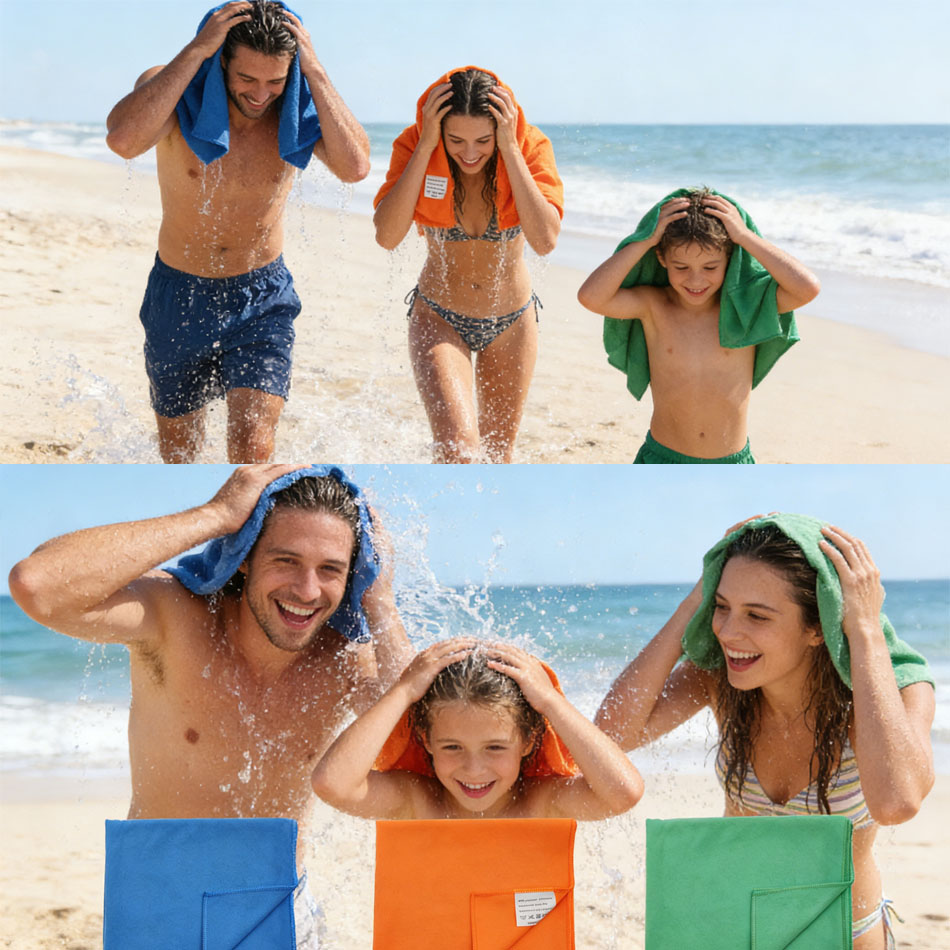 ผ้าเช็ดตัวชายหาดไมโครไฟเบอร์ 1 - Golf Towel บทวิจารณ์และราคา